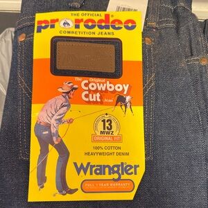 Wrangler Cowboy Cut Heavyweight Denim Jeans